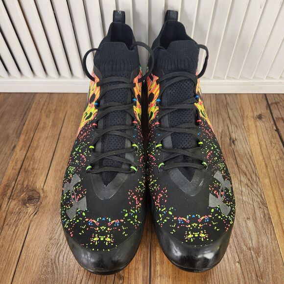 Under Armour Spotlight Clone MC LE "Ready To Rage" Mens Sz 12.5 Football Cleats - Picture 8 of 9